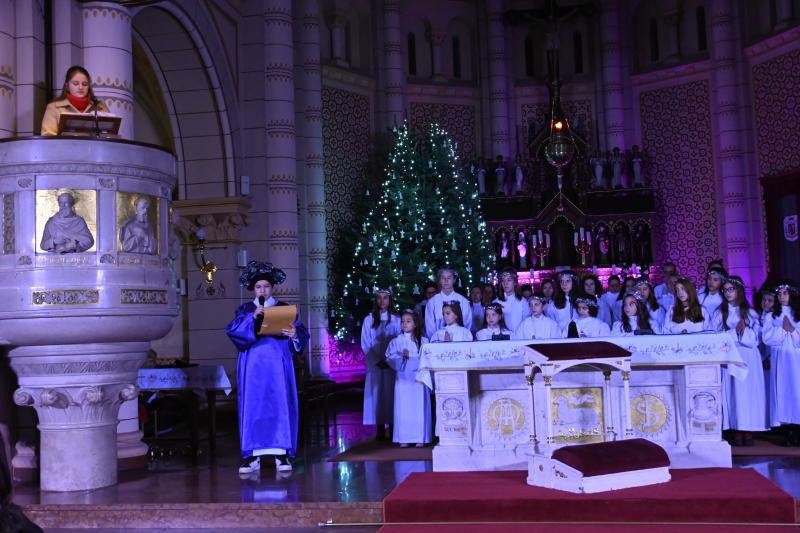 Pásztorjáték a Magyarok Nagyasszonya-társszékesegyház templomában