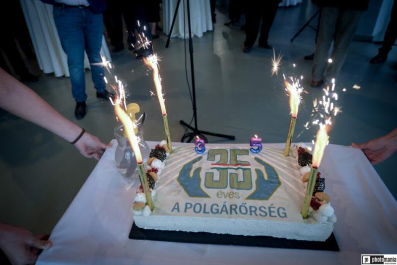 Vármegyei polgárőröket is kitüntettek a polgárőrség 35 éves jubileumán