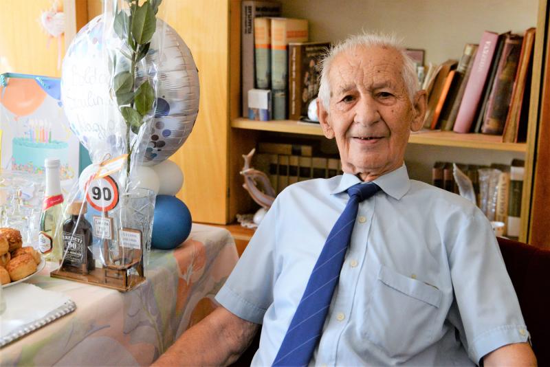 Szépkorú  köszöntés -  Szilágyi János 90 éves