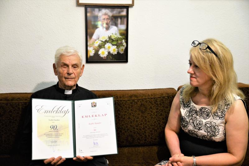 Szépkorú köszöntése - Szabó Sándor 90. születésnapja 