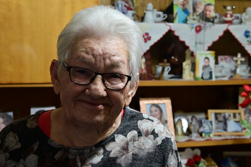 Szépkorú köszöntése - Zsadányi Györgyné