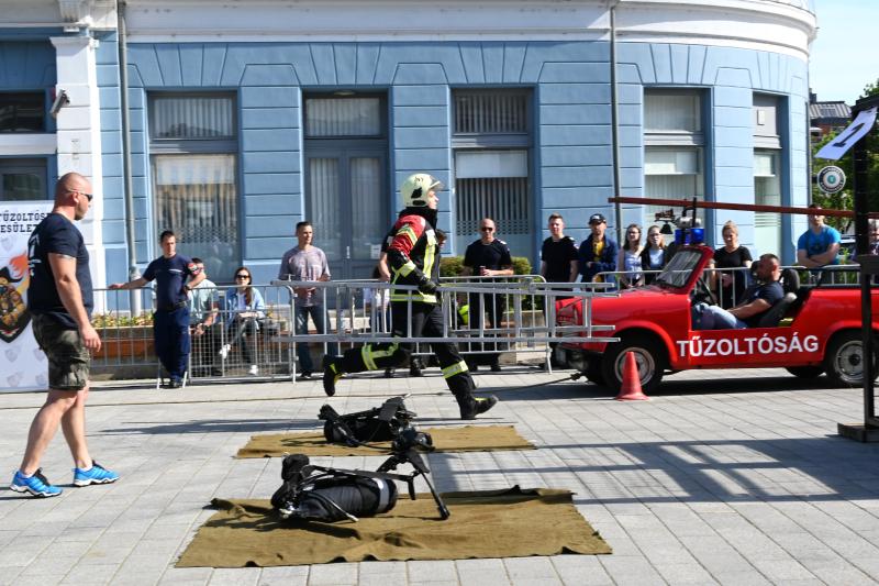 Sztárek Ferenc Tűzoltó Erőpróba Nyíregyházán