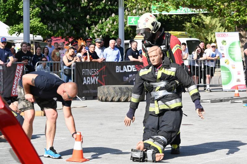 Sztárek Ferenc Tűzoltó Erőpróba Nyíregyházán