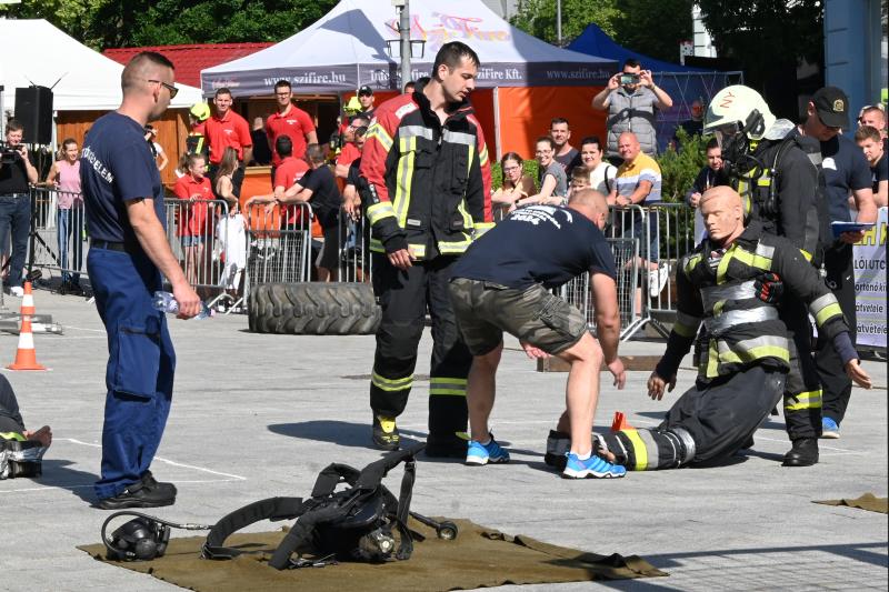 Sztárek Ferenc Tűzoltó Erőpróba Nyíregyházán