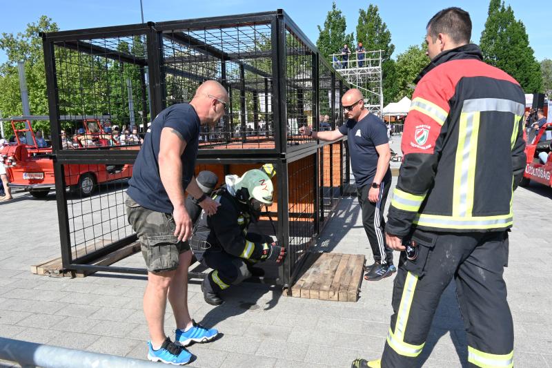 Sztárek Ferenc Tűzoltó Erőpróba Nyíregyházán