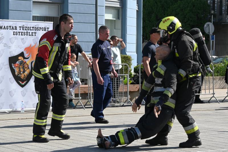 Sztárek Ferenc Tűzoltó Erőpróba Nyíregyházán