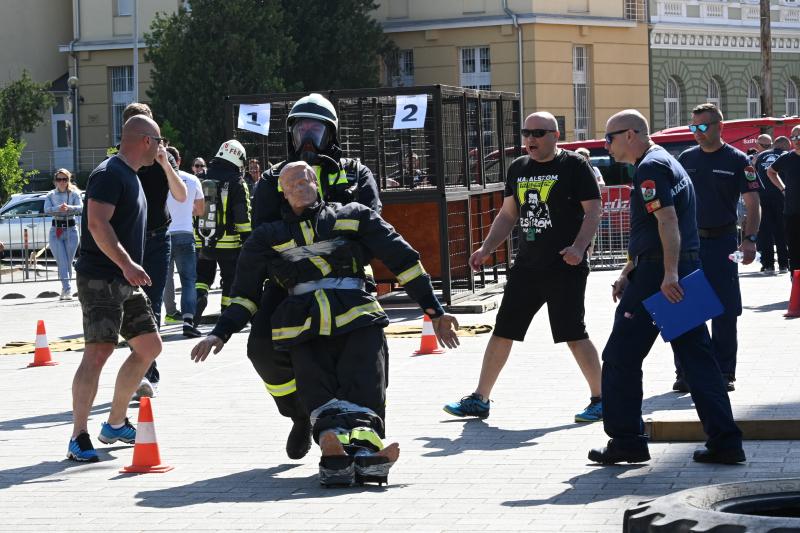 Sztárek Ferenc Tűzoltó Erőpróba Nyíregyházán