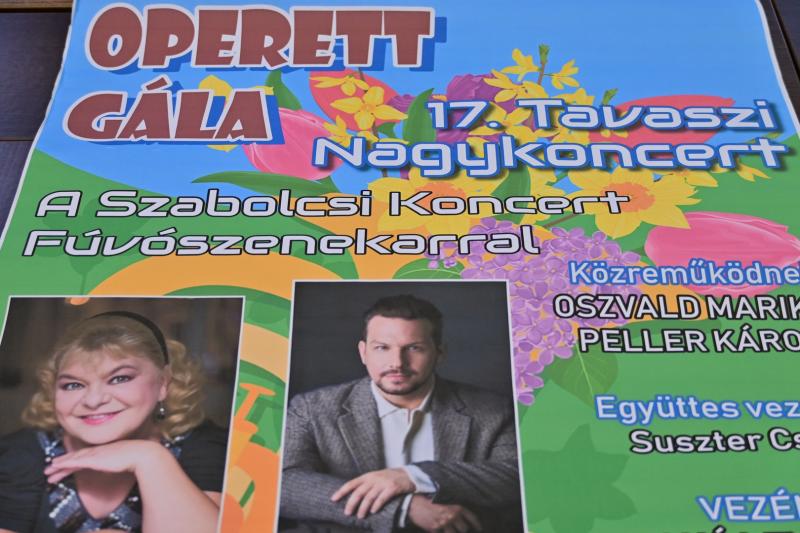Tavaszi nagykoncert és operettgála beharangozó 2026