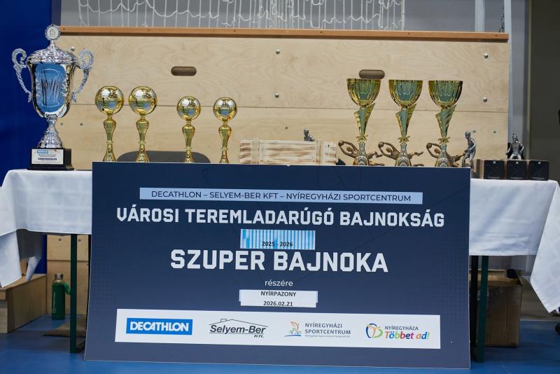 Teremfoci bajnokság díjazása 2026