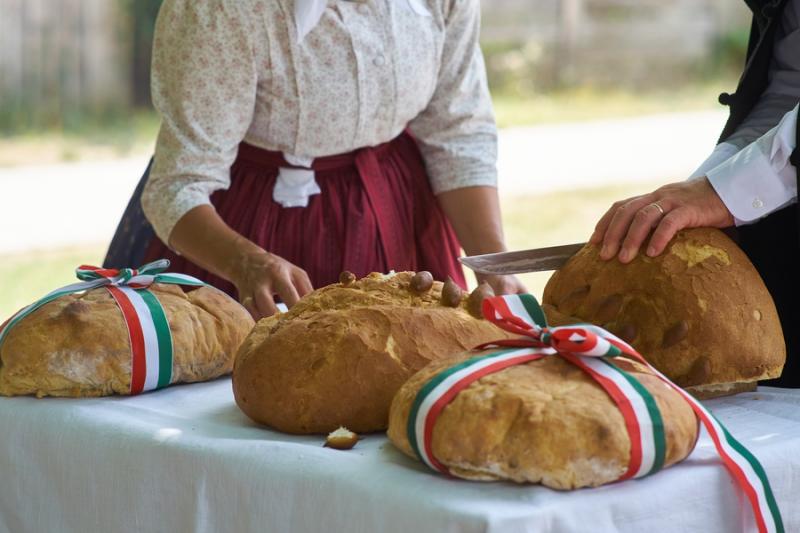Új kenyér szentelése a múzeumfaluban 2022