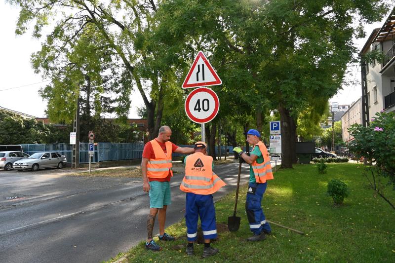 Útfelújítás kezdődött az Árok utcán