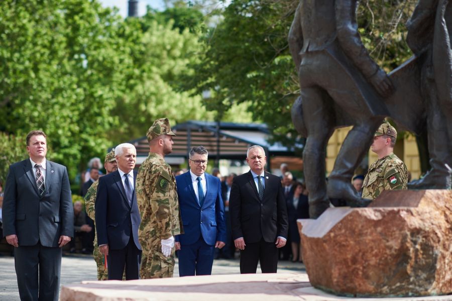 Városnapi emlékező koszorúzás 2019