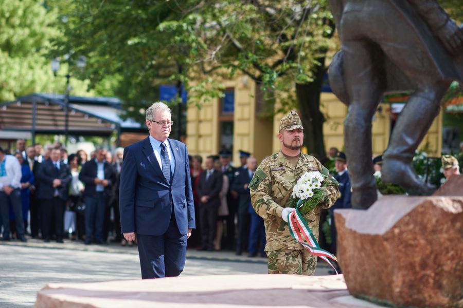 Városnapi emlékező koszorúzás 2019