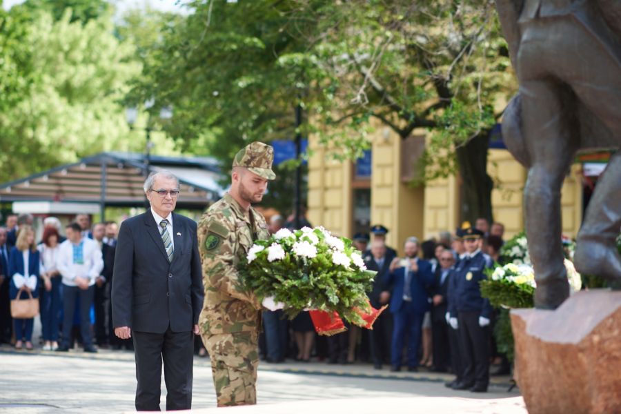 Városnapi emlékező koszorúzás 2019