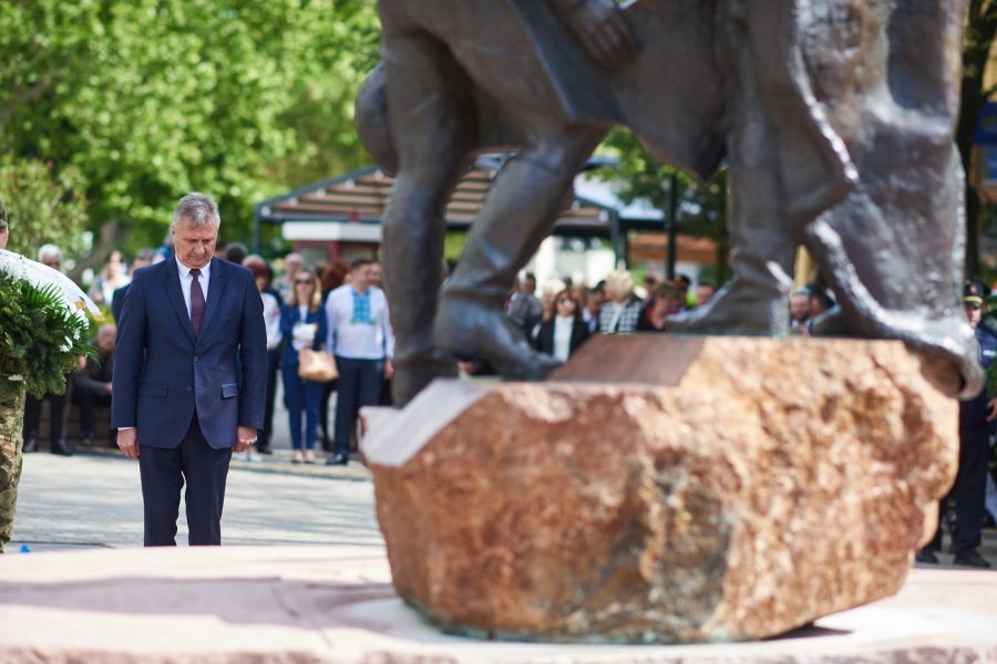 Városnapi emlékező koszorúzás 2019