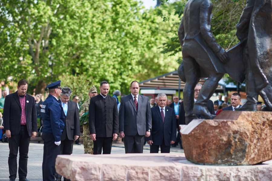 Városnapi emlékező koszorúzás 2019