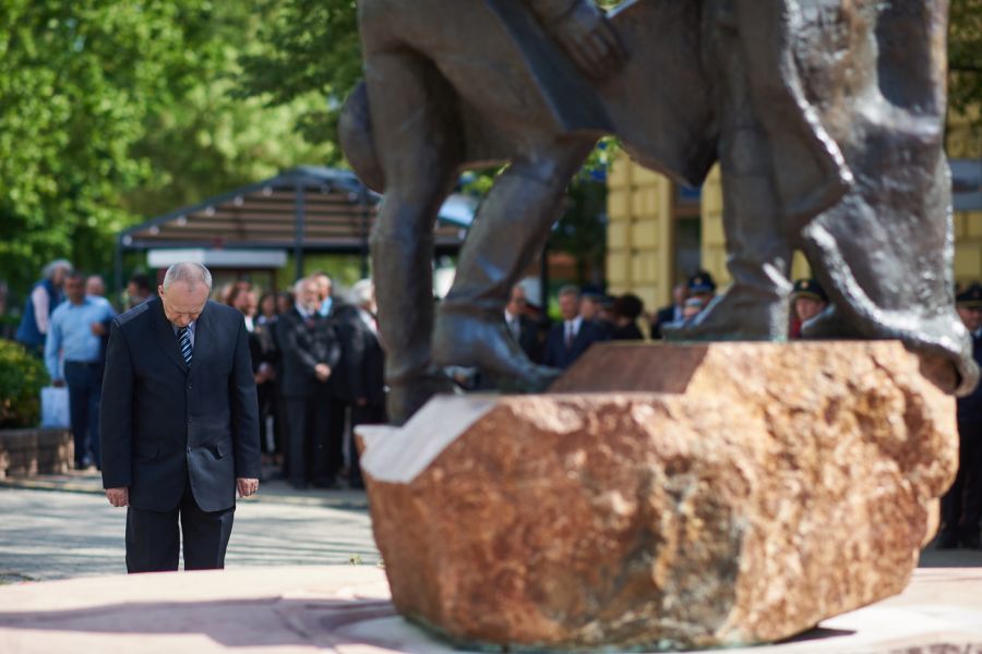 Városnapi emlékező koszorúzás 2019