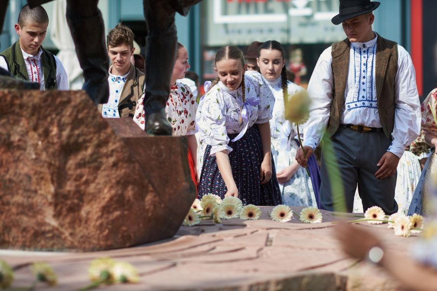 Városnapi emlékező koszorúzás 2019