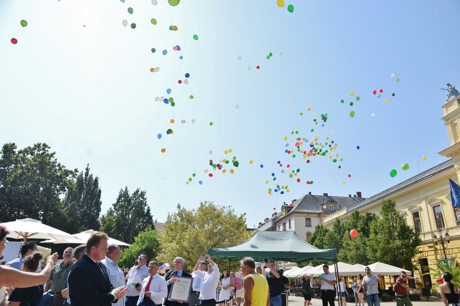 Virágos Magyarország - díjátadó a Kossuth téren