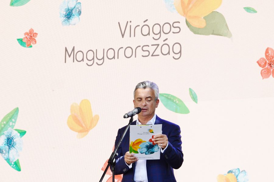 Virágos Magyarország - díjátadó a Kossuth téren