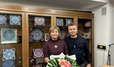 A Bencs Villában nyílt meg Petris Erika mandalakészítő Harmónia című kiállítása