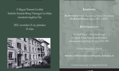 Múltról mindenkinek – könyvbemutató a levéltárban