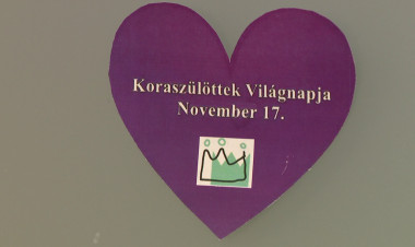 Koraszülöttek Világnapja – Lilába borult a nyíregyházi Csodavár