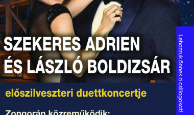 Újévi hangolódás: Szekeres Adrienn és László Boldizsár ad koncertet