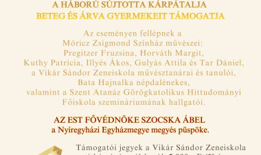 Jónak lenni jó Nyíregyházán is:  jótékonysági koncerttel támogatják a Kárpátalját