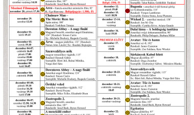December a Krúdy Moziban! - Minden az ünnepek körül forog