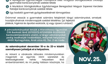 Hat éve segít az Adventi Civil Börze – Idén is a nehéz sorsú fiatalok kapnak támogatást