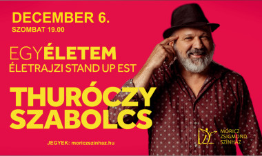 Thuróczy Szabolcs lép a Móricz Zsigmond Színház Nagyszínpadára szombaton