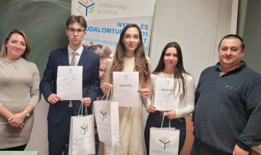 A vármegye középiskolásainak rendezett helyesírási versenyt a Nyíregyházi Egyetem