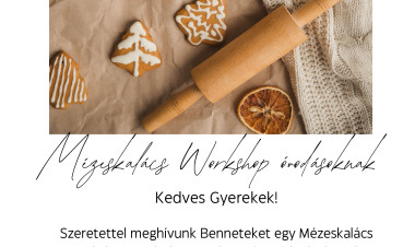 Mézeskalács-varázslat a Kazinczyban – kreatív délután a leendő kisiskolásoknak