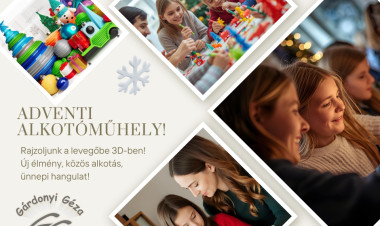 Adventi Alkotóműhely a Gárdonyiban – ahol az ötletek térbe emelkednek