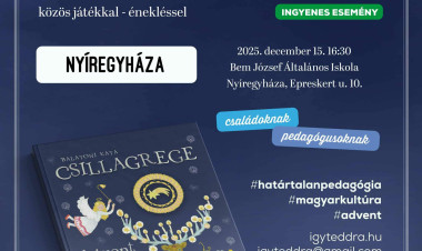 Balatoni Kata „Csillagrege” foglalkozása érkezik Nyíregyházára