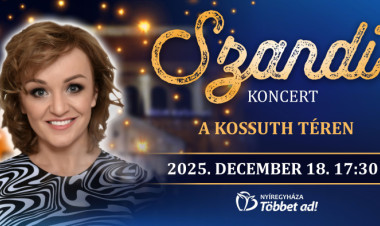 Csütörtökön Szandi énekel a Kossuth téren! 