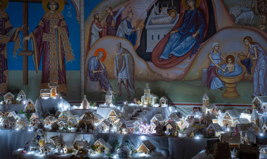 Mézeskalács falu épült a nyíregyházi görögkatolikus székesegyházban