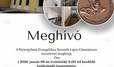 Új épületrésszel bővült a Nyíregyházi Evangélikus Kossuth Lajos Gimnázium – januárban tartják az ünnepélyes átadót