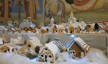 Ilyen betlehemet még nem látott! – Mézeskalácsból épült falu a Szent Miklós-székesegyházban