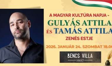 Zenével és irodalommal ünneplik a magyar kultúra napját a Bencs Villában