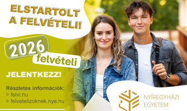 Széles képzési kínálattal készül a 2026-os felvételire a Nyíregyházi Egyetem