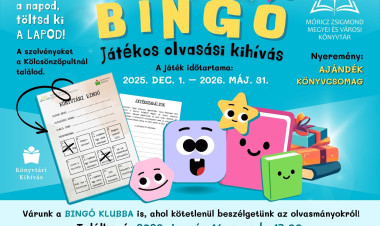 Könyvtári Bingó – játékos olvasási kihívás minden korosztálynak