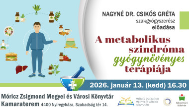 Előadás a metabolikus szindróma gyógynövényes terápiájáról