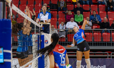 Nemzetközi kupameccs után a bajnokot fogadják a röplabdások                       