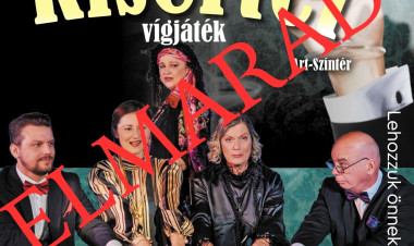 Elmarad a Vidám kísértet előadás január 15-én – jegyek átfoglalhatók vagy visszaválthatók