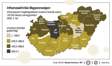 Erősödik az influenzajárvány: egy hét alatt megduplázódott a betegek száma