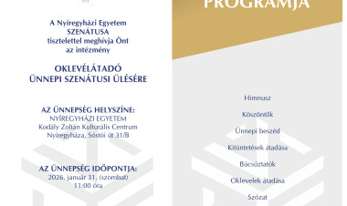 Záróvizsga-ünnepség a Nyíregyházi Egyetemen