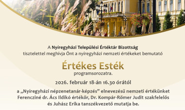 Értékes Esték – Bemutatják a nyíregyházi népzenetanár-képzést