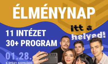 11 intézet, több mint 30 program – Felvételi Élménynap lesz a Nyíregyházi Egyetemen